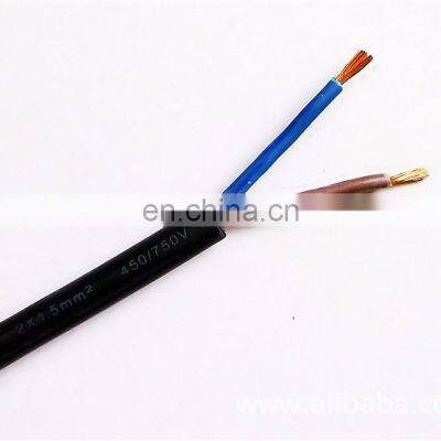 High quality H07RN-F 2x8AWG high quality rubber insulated flexible power cable