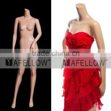 Female Headless mannequin, Plastic Environmental Protection Woman Mannequin,Abstract Manikin, PE Cheap Model M009-XFF10