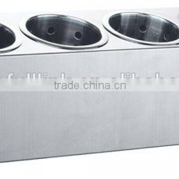 Kitchen Utensil Stainless Steel Cutlery Cylinder Holder photo-2