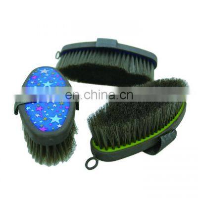 Flexible horse brush pet hair brush