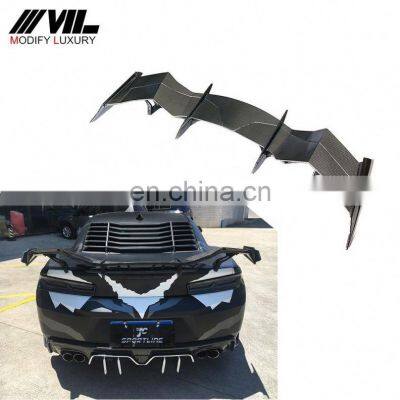 Carbon Fiber Rear Trunk Spoiler for Chevrolet Camaro ZLI RS SS Coupe 2-Door 2016-2019