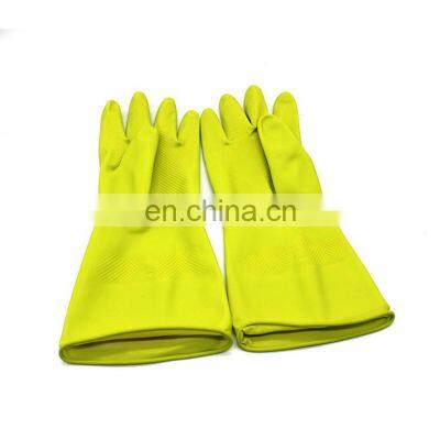 Red Rubber Gloves House Clean Hand Gloves Work With Long Sleeves photo-2