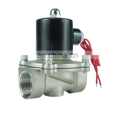 hydraulic automation 1/2in 24V voltage ss304 stainless steel threaded steam water oil timer collector solenoid valve for multi