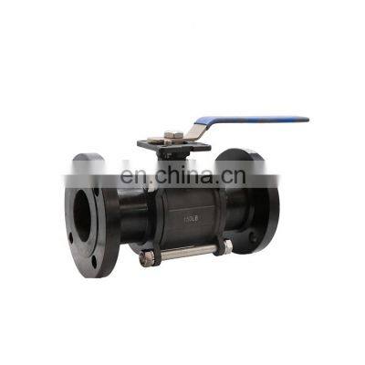 Wholesale Customized WCB 3PC Cast Steel Carbon Steel Three Pieces Flanged Ball Valve