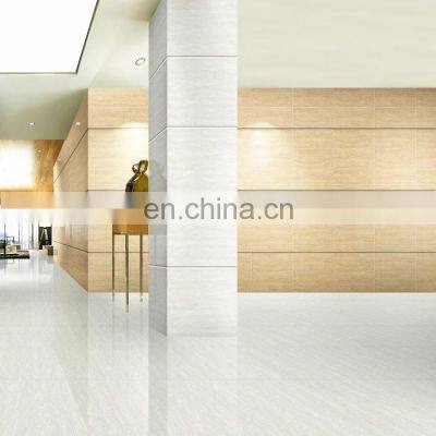 Foshan original production 600x600 ceramic floor tile golden line Beige Double loading  Polished Porcelain Floor tile