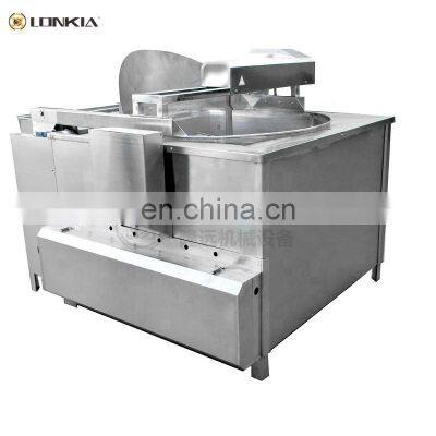 LONKIA Automatic peanuts frying machine with de-oil machine chips fryer equipment