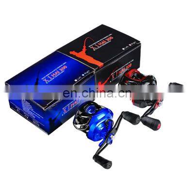 Amazon Good Price Metal 18+1BB 7-10 kg Max Drag 7.1:1 Bait Casting Reels Red Blue Color Reel Fishing Saltwater photo-5