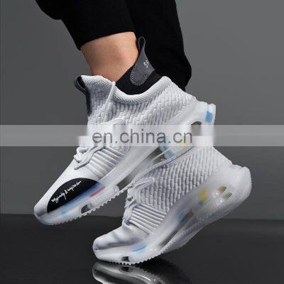 2021 Spring and Autumn New Cross-border Trend Three Air Cushion Avant-garde Luminous Men's Casual Plus Size Sneakers photo-3
