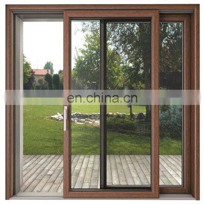 New design waterproof residential  aluminum glass sliding door