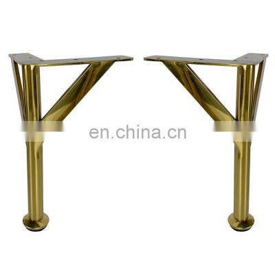 Sofa Legs Stainless Steel Modern Tapered Hardware Metal Bed Cabinet Sofa Legs Office Living Room Kitchen Furniture Gold