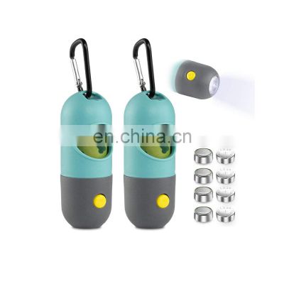 wholesale flashlight portable biodegradable funny eco friendly colorful custom printed compostable pet poop bags 72