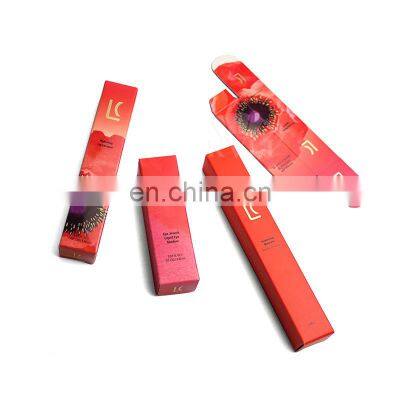 Luxury private label liquid lipstick paper gift box custom carton lip balm packaging