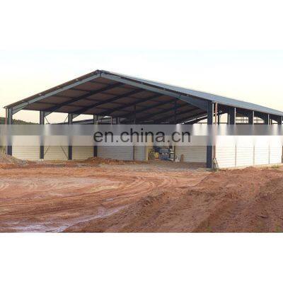 Cheap China Metal Farm Workshop Cow House Construction Prefab Warehouse Price Steel Structure Building