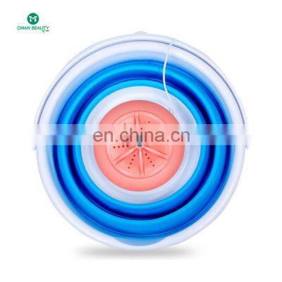 2022 Folding Mini Washing Machine Portable Compact Laundry photo-2