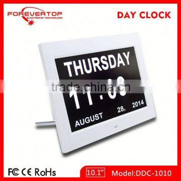 Hot sell High definition digital big screen electronic calendar clock for elder