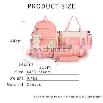 School Kids Backpack Sets For School Children Women's Girls Backpack School Bag Set photo-2
