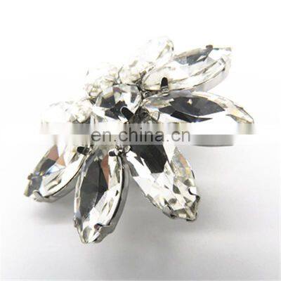 Clear Acrylic Rhinestone Ornaments For Women Shoe photo-3