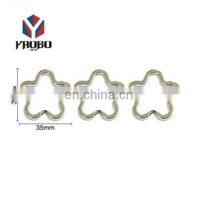Various Styles Chains Accessories Plain Split Ring Key Blanks Custom For Clothing photo-4