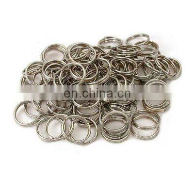 Fashion High Quality Metal Stainless Steel Double Split Ring