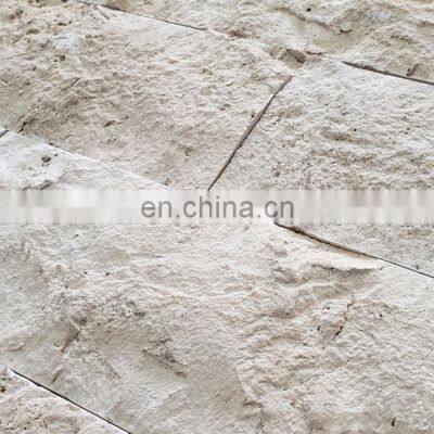 Customizable New Fashion Luxury Model Premium Quality Light Travertine Split Face Tile Made in Turkey CEM-SF-01-15