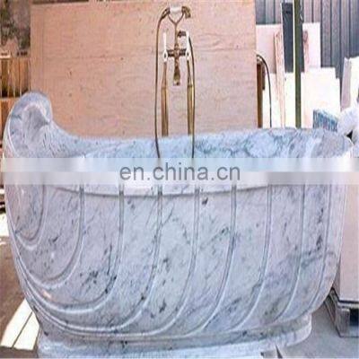 Hot Sale 2 Sided Skirt Bathtub,natural Stone Bathtub photo-3