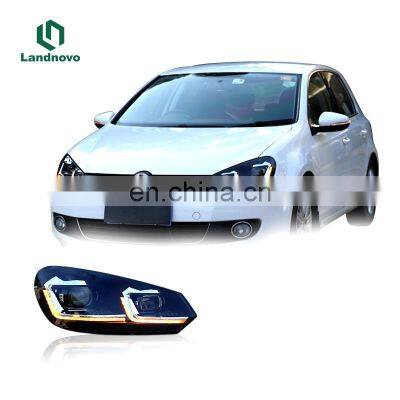 landnovo Headlights for VW golf 6 to 7.5 2010-2012 led Head Lamp Assembly PLUG & PLAY