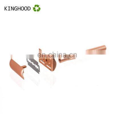 Mini Style Modern Gold Stainless Steel Ladies Facial Hair Face Razor For Women Man photo-2