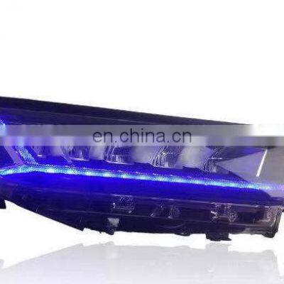 Upgrade LED Matrix Headlamp Headlight With a Touch of Blue and With Dynamic for TOYOTA Highlander Head Lamp Head Light 2018-2020