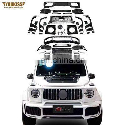 Genuine Auto Parts For BARS Style PP Body Kit For Benz G Class W464 G350 G500 Front Bumper Grille lampshade Wheel Arch Body Kits