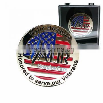 Valir Hospice Care Enamel Challenge Coins