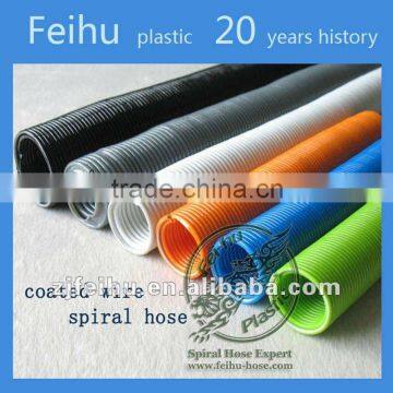 coated wire spiral hose for industrial vacuum cleaner