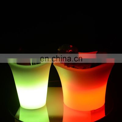 Champagne Wine Drinks Beer Bucket Illuminated  KTV/ Nightclub Portable Wholesale colorful Rechargeable rose champagne Beer