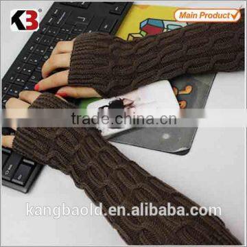 2015 New fashion design handmade wool glove purple mitten gloves 100% wool gloves