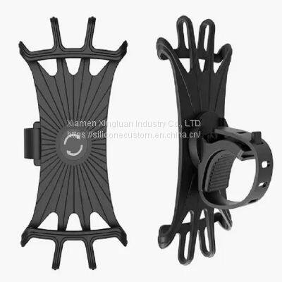 Flexible Bike Mount 360 Rotation Adjustable Silicone Bicycle Mobile Bracket Motorcycle Phone Holder