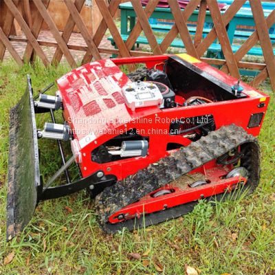 robot lawn mower for hills, China remote control mower price, tracked remote control lawn mower for sale