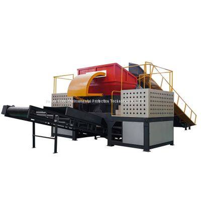 waste pipe/drums plastic shredder recycling machine double shaft shredder for saleustrial Machine