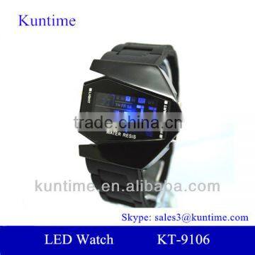 2014 silicone watch with Alarm clock, Chronograph