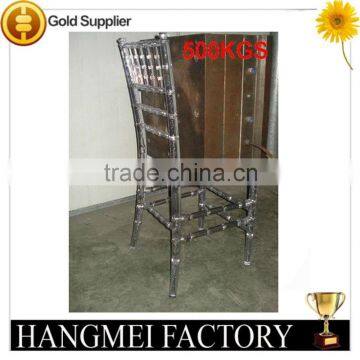 Knocked Down Wedding Clear Resin Chiavari Chair