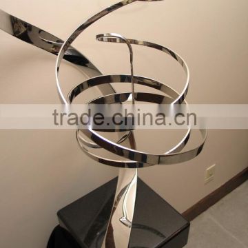 Table size cross metal welded sculpture for home decoration