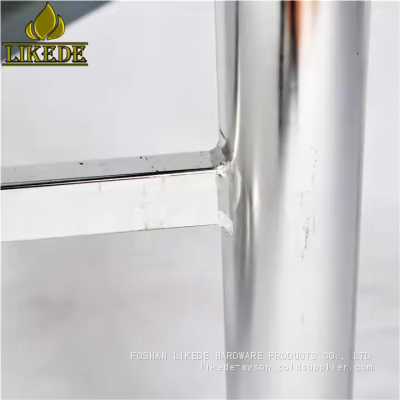 Hot Sale Low Price Double Legs Steel Pipe Table Base 304# Stainless Steel Table Frame photo-5