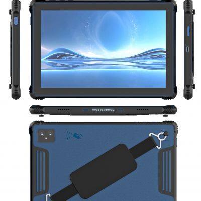 HR1081 HIDON Best Price 10.1 Inch Android 13.0 Qualcomm SM6225 4GB+64GB Rugged Tablet HR1081 with NFC 2D Barcode Reader and Car Holder