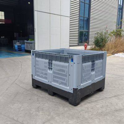 Одобренный ФДА пластиковый паллетный контейнер, гигиеничный для экспорта свежих фруктов по холодной цепочке