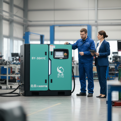 BEIYUE 90KW Перманентно-магнитный воздушный компрессор для крупных предприятий