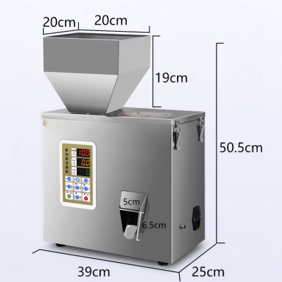 Filling Machine Double Head Salt Rice Nuts Spices Pouch Granule Weighing Filling Machine photo-3