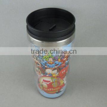 Hot Sale ROHS Compliant Eco-friendly Plastic Outer and Stainless Steel Advertisement Cup photo-4