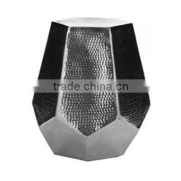 hammer metal stool /silver aluminium table/ outdoor furniture manufacture