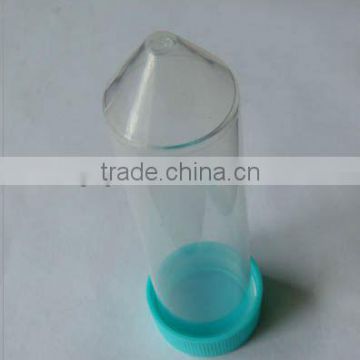 clear tube and bule cap medical plastic part mould