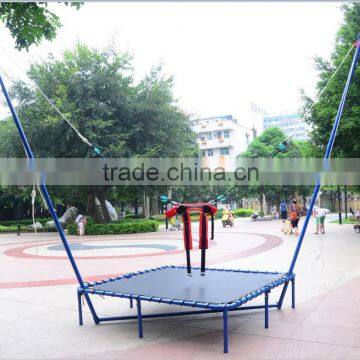 Big Trampoline With Basketball Hoops