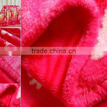 2013 Hot Sale! 100% Polyester Super Soft Solid Color/printed Dyed Flannel Baby Blankets photo-4