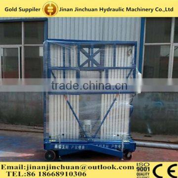 hydraulic double post lift/hydraulic lift/mobile lift table